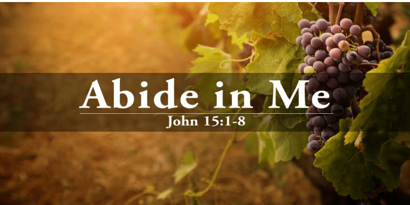 Abide in me - Set Apart By His Grace
